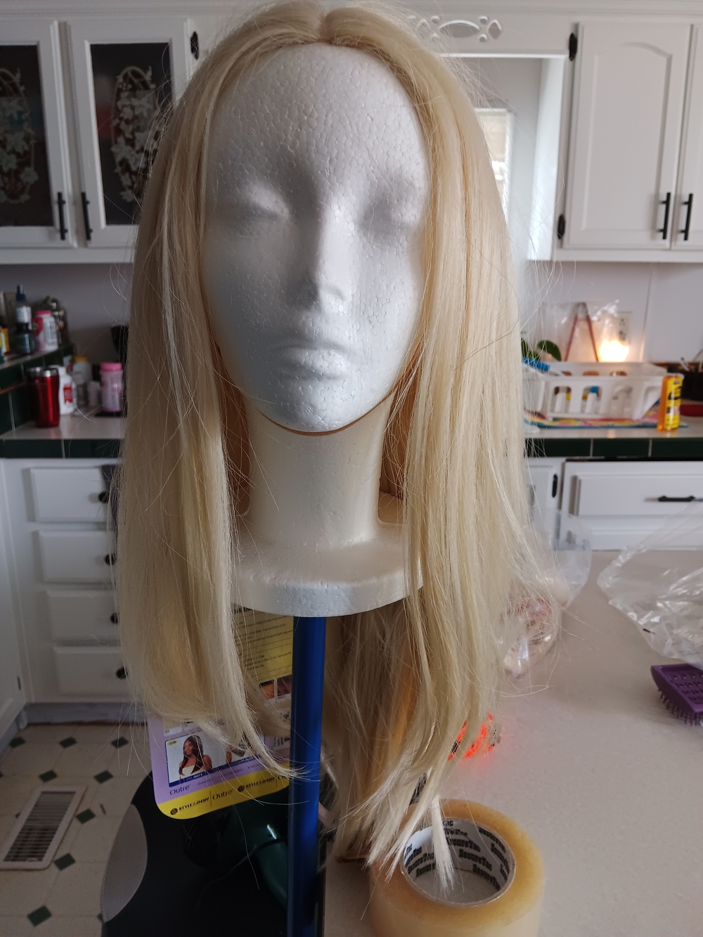 Style and Dash Heat Resistant 24" Blonde Wig